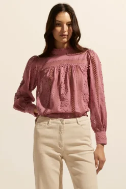 zoe kratzmann Tops|Glimpse Top-Magenta
