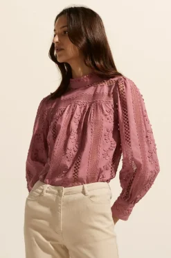 zoe kratzmann Tops|Glimpse Top-Magenta