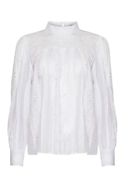 zoe kratzmann Tops|Glimpse Top-Porcelain