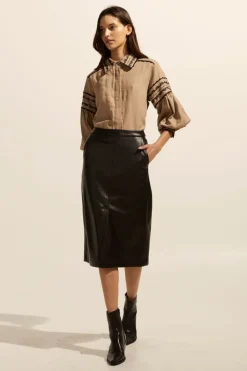 zoe kratzmann Bottoms|Halt Skirt-Black