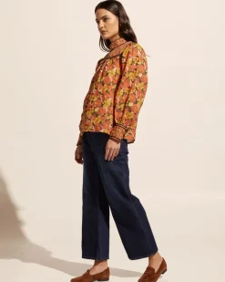 zoe kratzmann Tops|Horizen Top-Sunset Floral