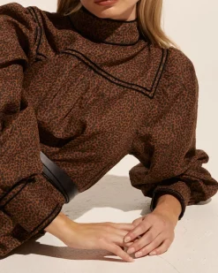 zoe kratzmann Dresses|Imprint Dress-Toast Leopard