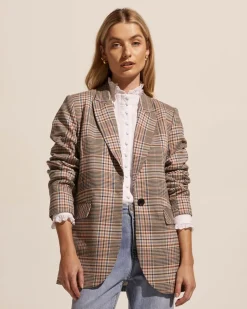 zoe kratzmann Jackets|Index Jacket-Musk Check