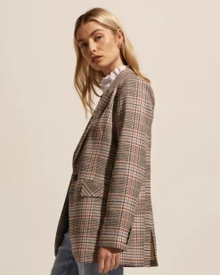 zoe kratzmann Jackets|Index Jacket-Musk Check