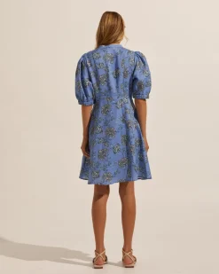 zoe kratzmann Dresses|Intent Dress-Azure Botanic