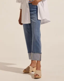 zoe kratzmann Bottoms|Journey Jean-Mid Denim