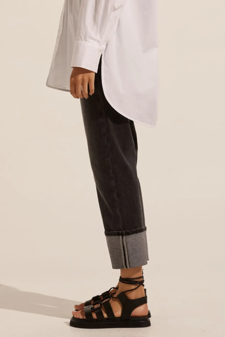 zoe kratzmann Bottoms|Journey Jean-Washed Black