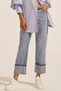 zoe kratzmann Bottoms|Journey Jean-Washed Denim