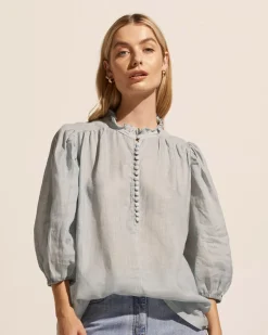 zoe kratzmann Tops|Lilt Top-Seafoam