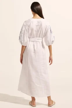 zoe kratzmann Dresses|Limbo Dress-Azure Embroid