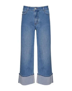 zoe kratzmann Bottoms|Limit Jean-Mid Denim