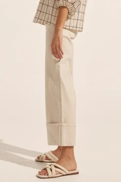 zoe kratzmann Bottoms|Limit Pant-Stone