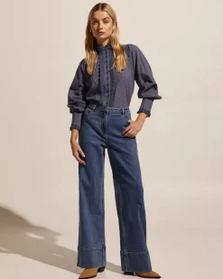 zoe kratzmann Tops|Linger Top-Harbour