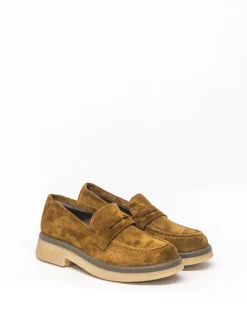 zoe kratzmann Loafers|Lotto Loafer-Brown Suede