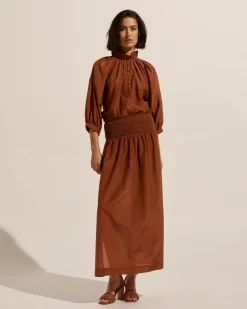 zoe kratzmann Bottoms|Luna Skirt-Bronze