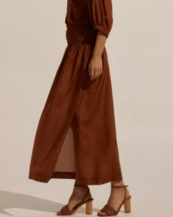 zoe kratzmann Bottoms|Luna Skirt-Bronze