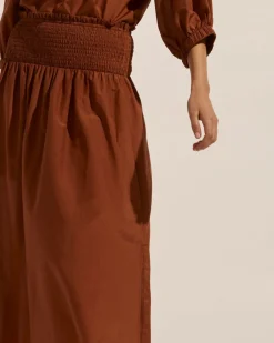 zoe kratzmann Bottoms|Luna Skirt-Bronze