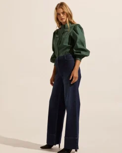 zoe kratzmann Bottoms|Magnet Jean-Dark Denim