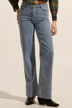 zoe kratzmann Bottoms|Magnet Jean-Washed Denim