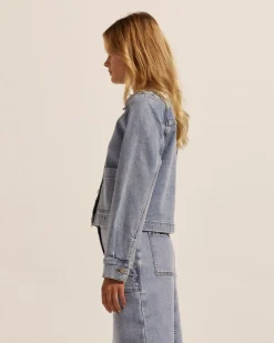zoe kratzmann Jackets|Measure Jacket-Washed Denim