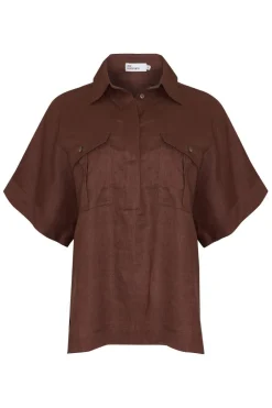 zoe kratzmann Tops|Medley Top-Carob