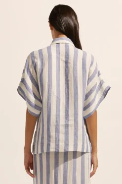 zoe kratzmann Tops|Medley Top-Wide Ocean