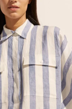 zoe kratzmann Tops|Medley Top-Wide Ocean
