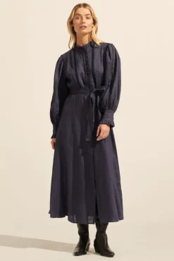 zoe kratzmann Dresses|Melody Dress-Indigo
