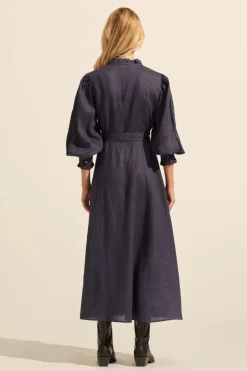 zoe kratzmann Dresses|Melody Dress-Indigo