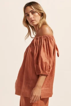 zoe kratzmann Tops|Nomad Top-Ginger