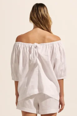 zoe kratzmann Tops|Nomad Top-Porcelain