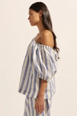 zoe kratzmann Tops|Nomad Top-Wide Ocean