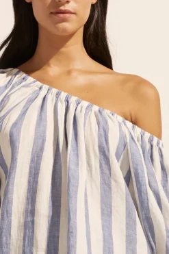 zoe kratzmann Tops|Nomad Top-Wide Ocean