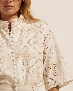 zoe kratzmann Tops|Note Top-Butter