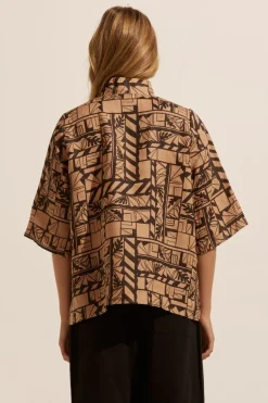 zoe kratzmann Tops|Note Top-Matisse Choc