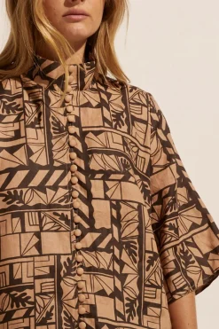 zoe kratzmann Tops|Note Top-Matisse Choc