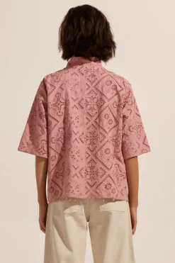 zoe kratzmann Tops|Note Top-Rose