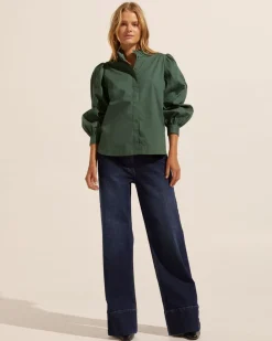 zoe kratzmann Tops|Oblige Top-Basil