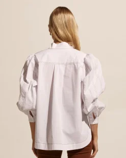 zoe kratzmann Tops|Oblige Top-Porcelain