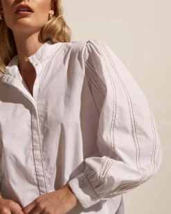 zoe kratzmann Tops|Oblige Top-Porcelain