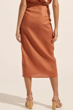zoe kratzmann Bottoms|Overflow Skirt-Ginger