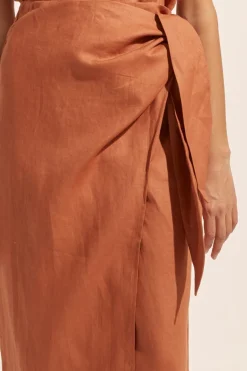 zoe kratzmann Bottoms|Overflow Skirt-Ginger