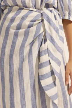 zoe kratzmann Bottoms|Overflow Skirt-Wide Ocean