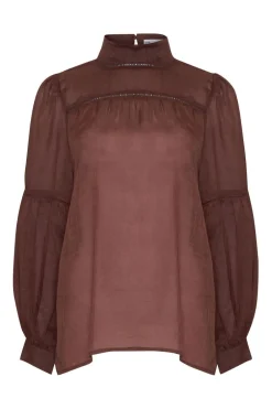 zoe kratzmann Tops|Pace Top-Chocolate