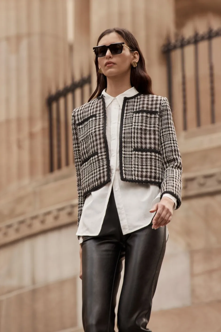 zoe kratzmann Jackets|Patron Jacket-Check Boucle