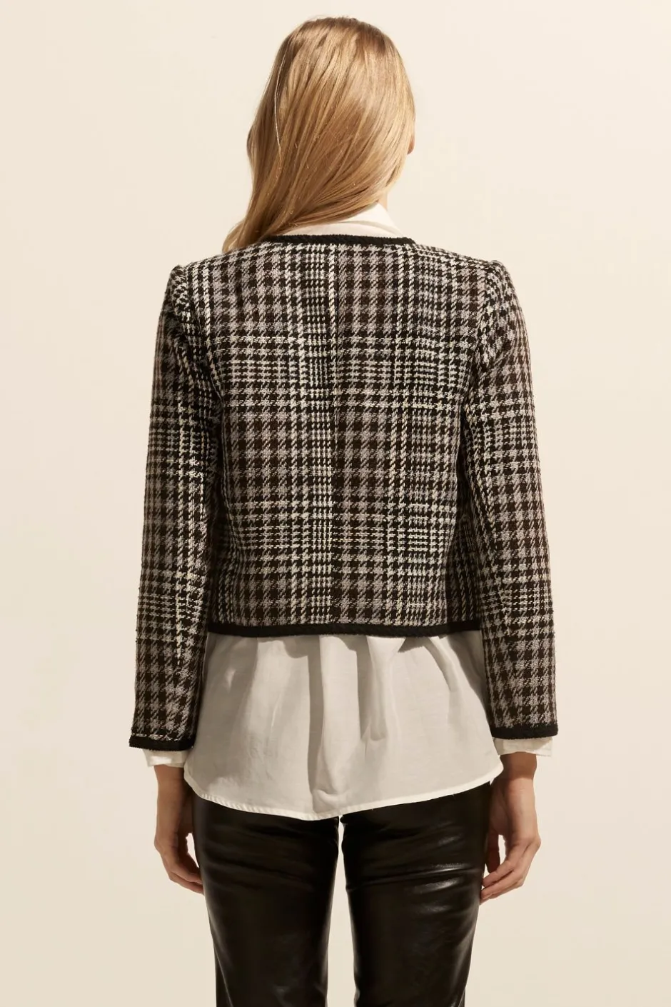 zoe kratzmann Jackets|Patron Jacket-Check Boucle