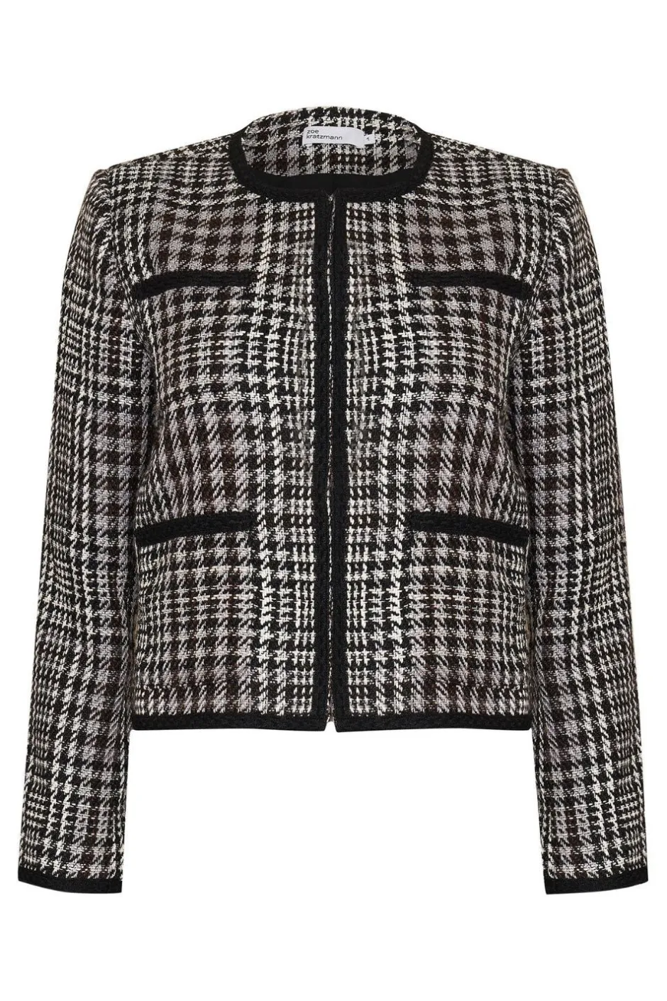 zoe kratzmann Jackets|Patron Jacket-Check Boucle