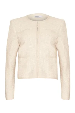 zoe kratzmann Jackets|Patron Jacket-Ecru Boucle