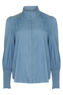 zoe kratzmann Tops|Pier Top-Chambray
