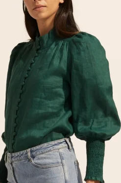zoe kratzmann Tops|Pier Top-Green